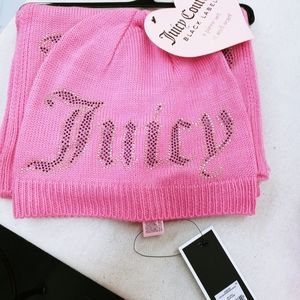 Juicy Couture hat and scarf